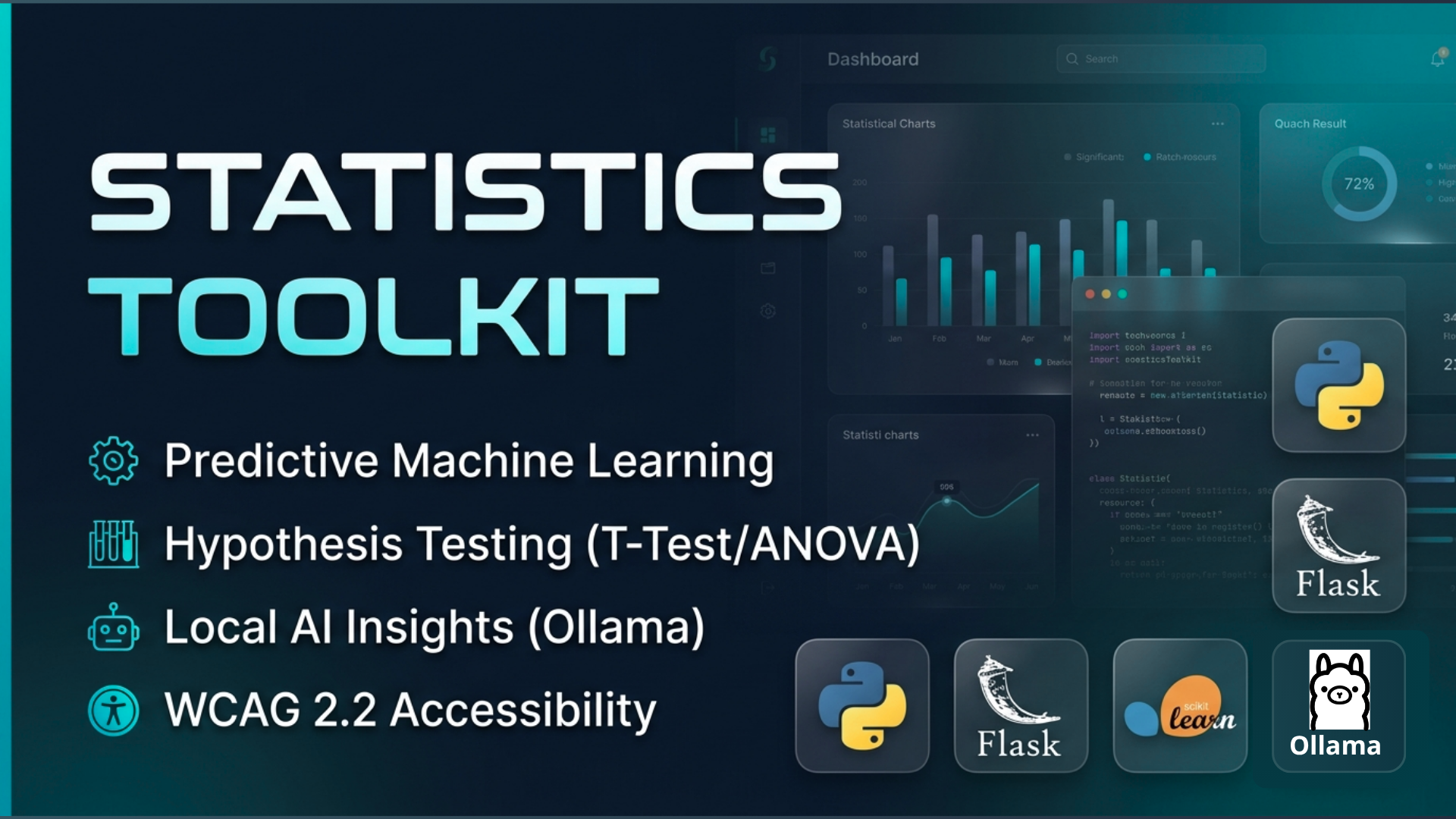 Statistics Toolkit: AI-Augmented Analytics & Predictive Suite screenshot 1