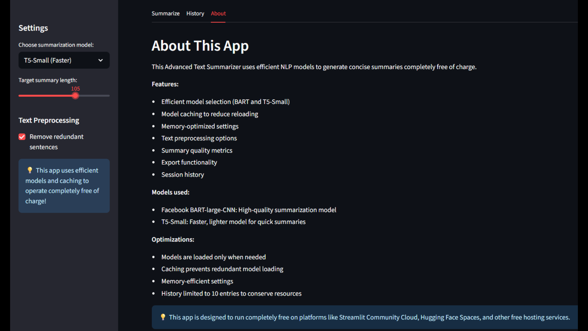 AI Text Summarizer screenshot 3